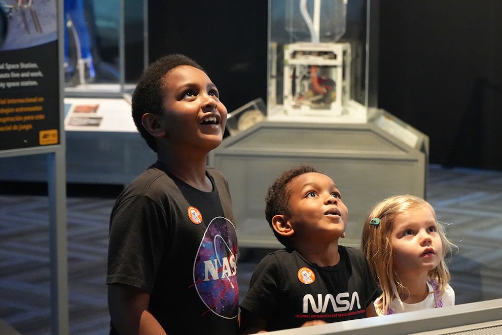Summer of Space is a Staycation for Long Holiday Weekend Kids enjoy a Summer of Space exhibit