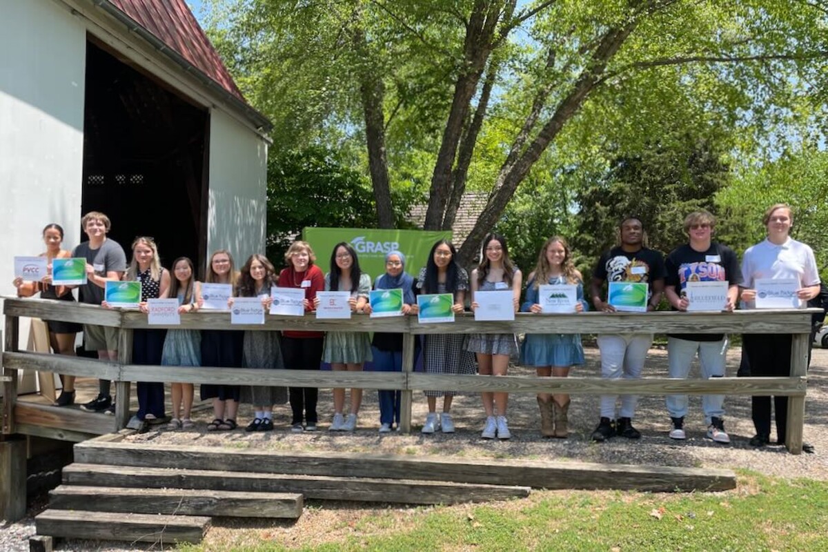 teens who have recently accepted college scholarships orchestrated by GRASP