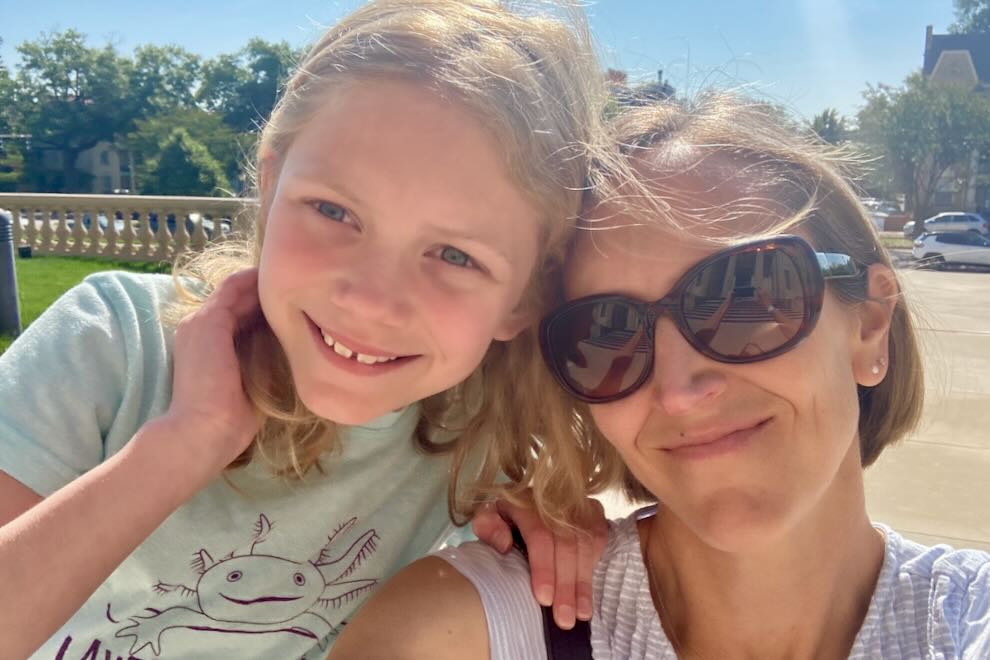 Mom and Me Review: Five Reasons to Visit VMHC – Especially During “Apollo” Mom and daughter outside VMHC