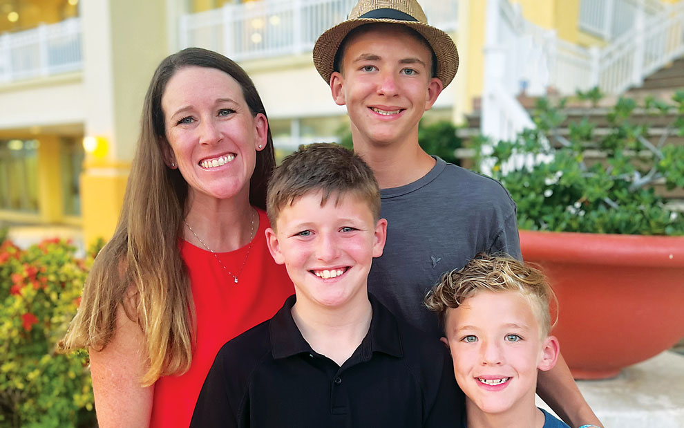 Moms, Sons, and a Tricky Topic! Shannon Brim and sons