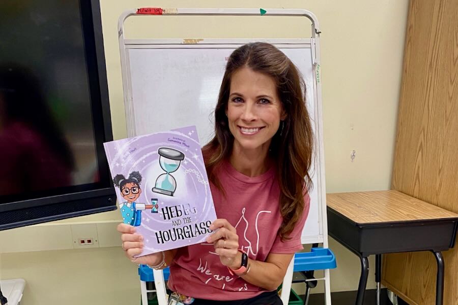 How Mister Rogers Inspired a Local Teacher to Reach Even More Kids Robin Milwit holds her book Hedda and the Hourglass