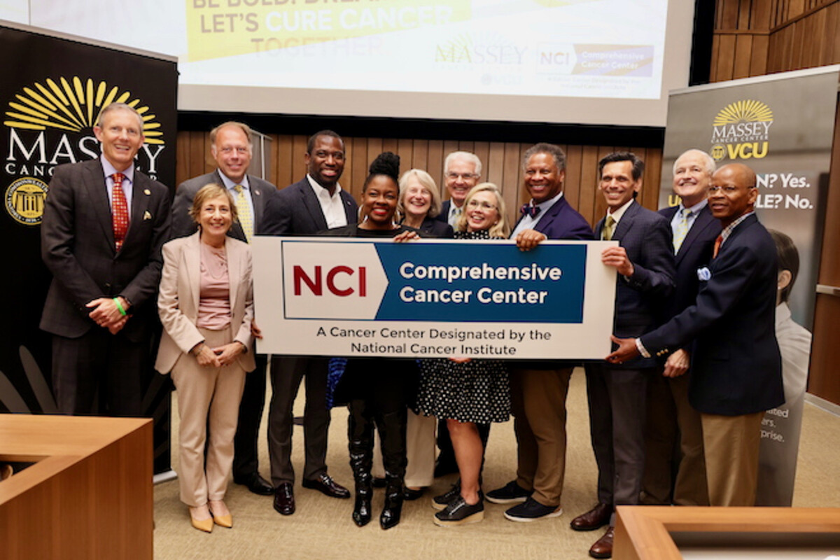 VCU Massey Cancer Center Celebrates National Designation with Name Change Massey leaders celebrate the Massey Cancer Center comprehensive designation at an announcement in June