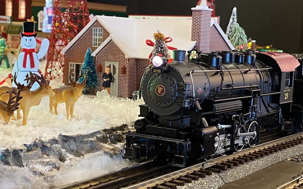 On Track for Holiday Fun! model railroad