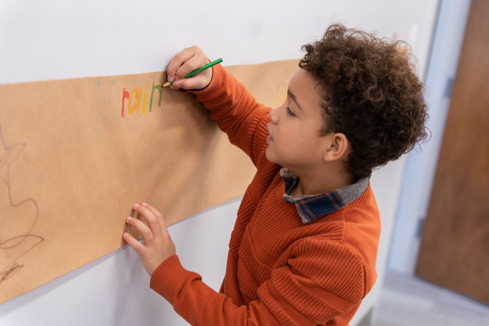 Experts from RVA Counseling With Q&A on Navigating Children’s Mental Health little boy drawing