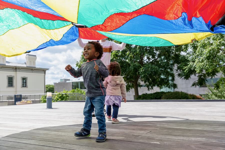 Early Childhood Education at VMFA Promotes Love of Learning and Creativity outside at VMFA – early childhood education