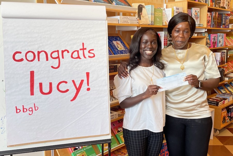 Bbgb Opens $1,000 Grant Application for High School Seniors bbgb grant recipient and mom