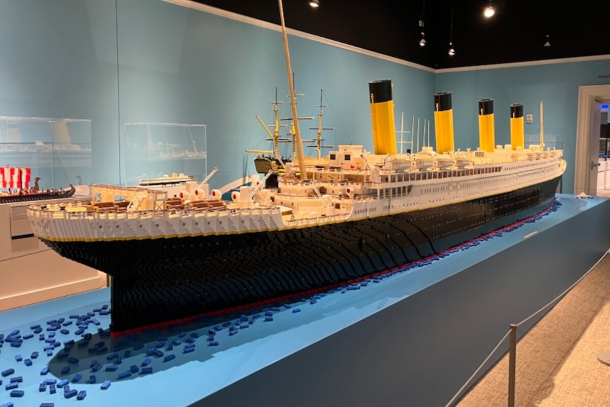 Discover These Educational Exhibits this January LEGO Titanic - VMHC LEGO Bricks.