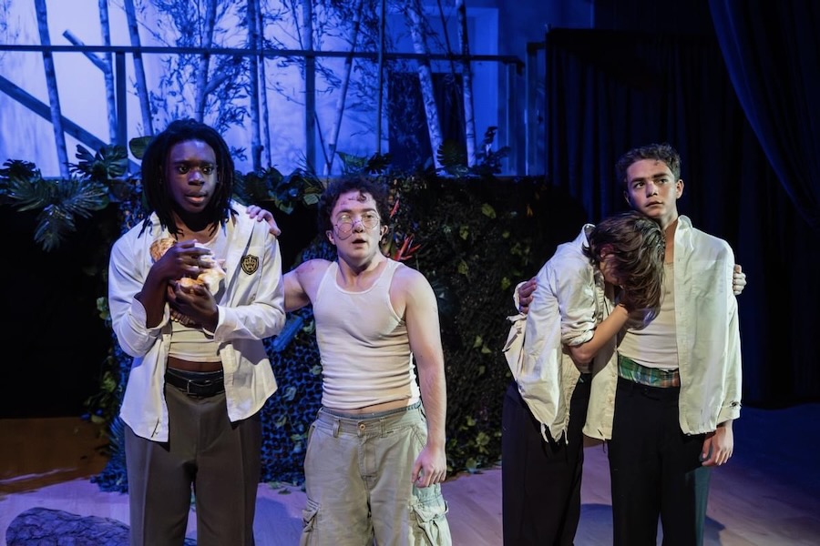 Richmond Shakespeare’s “Lord of the Flies” Shines with Stellar Acting and Innovative Staging Cast of “Lord of the Flies” Richmond Shakespeare 2024