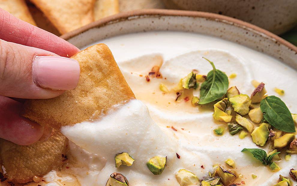 Snacketizers for Your Next Party Hot Honey Whipped Cottage Cheese Di