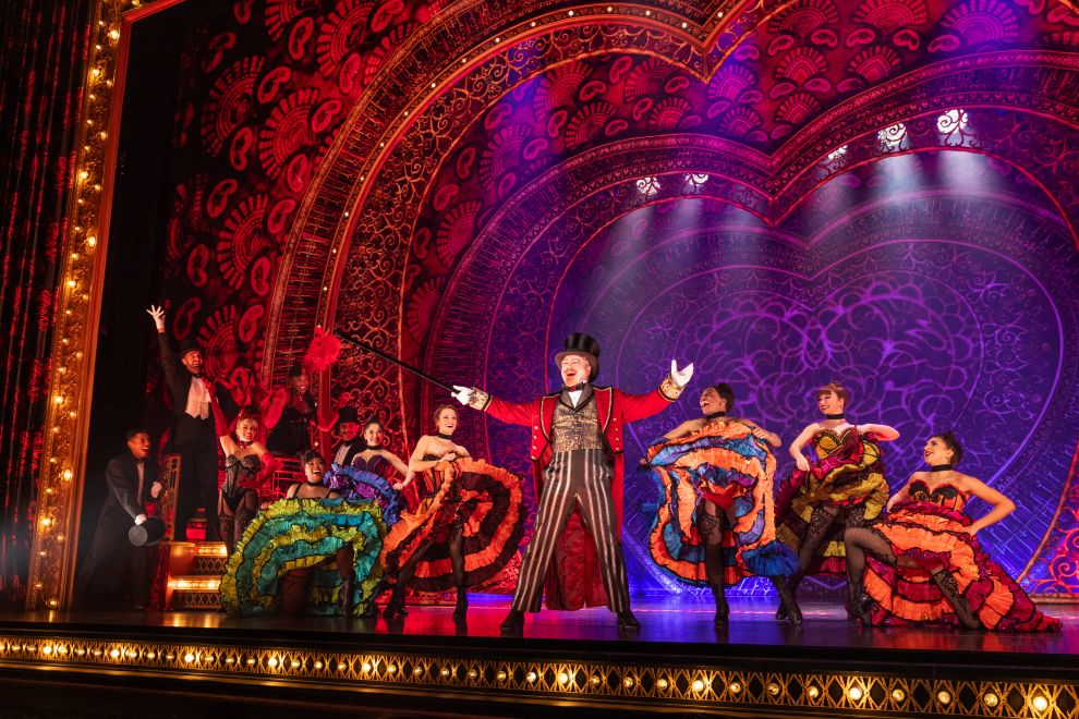 Glitz and Glamour Take the Stage at Moulin Rouge The cast of the North American Tour of Moulin Rouge! The Musical, photo by Matthew Murphy and Evan Zimmerman for MurphyMade