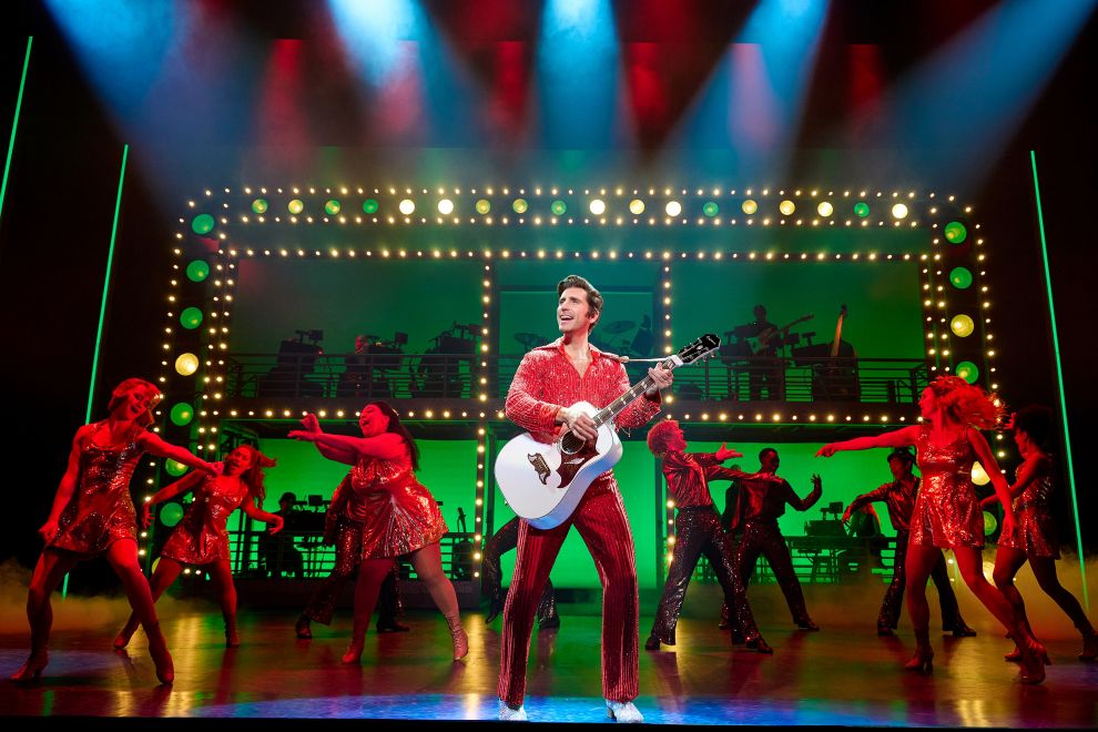 The Neil Diamond Musical — A Beautiful Noise Hits All the Right Notes Nick Fradiani as Neil in A Beautiful Noise The Neil Diamond Musical - Photo credit Jeremy Daniel