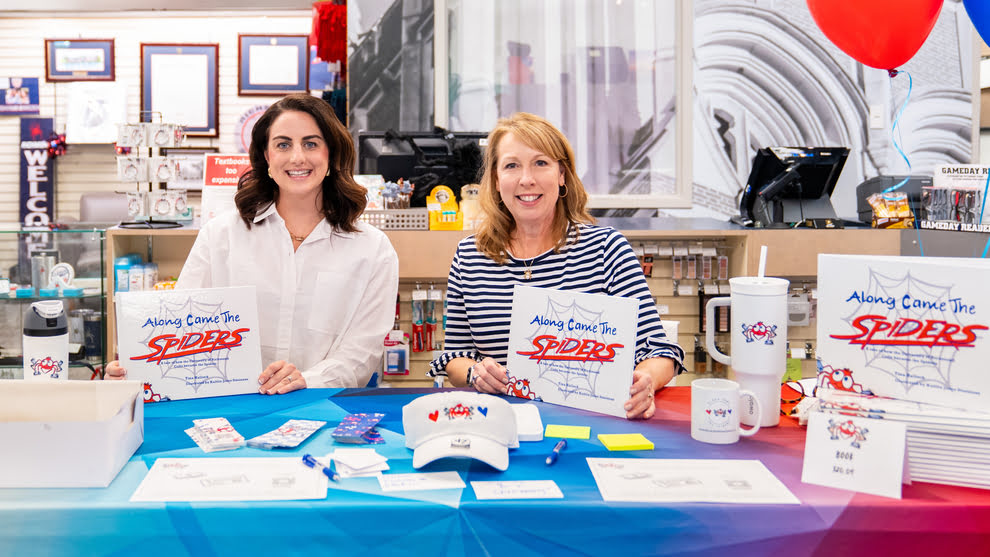 New Children’s Book — Along Came the Spiders — Highlights University of Richmond Community and Story of Spider Mascot Along Came the Spiders book