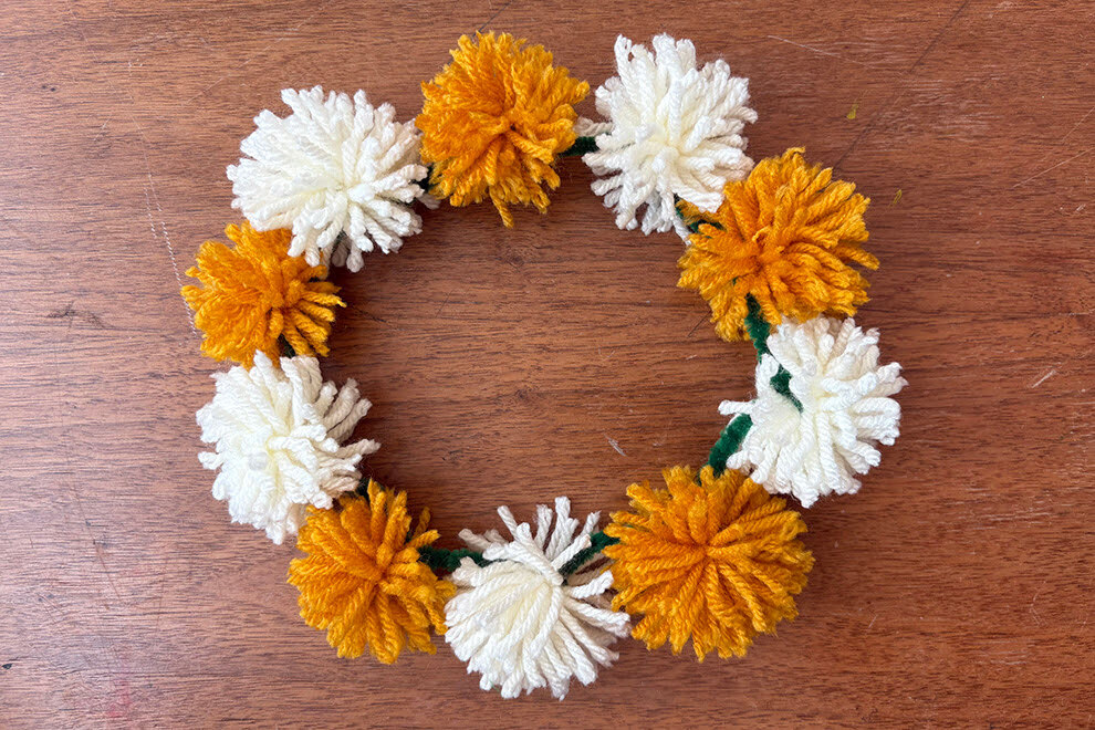 Yarn Flower Crowns yarn crown