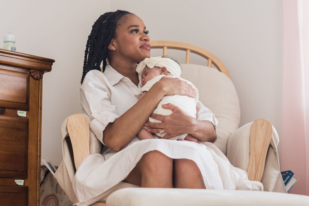 Jasmine Turner and baby