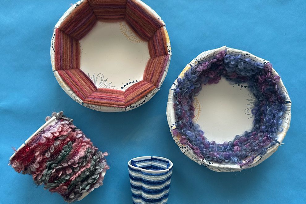 Woven Vessels Homemade woven vessels