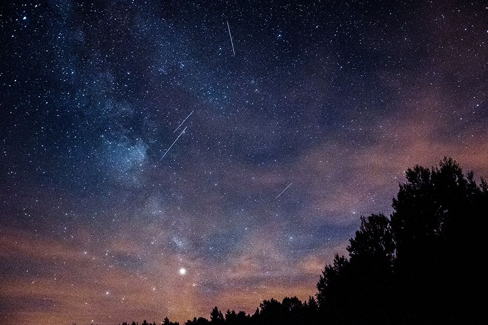Spectacles in the Sky Meteor shower