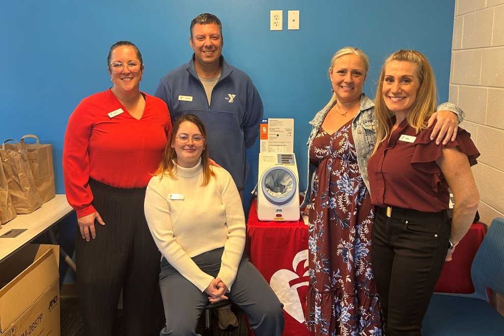 American Heart Association and YMCA of Greater Richmond Team Up to Offer Blood Pressure Resources to Community American Heart Association interactive blood pressure station