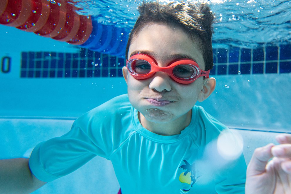 Indoor swim lessons at Goldfish Swim School Richmond VA