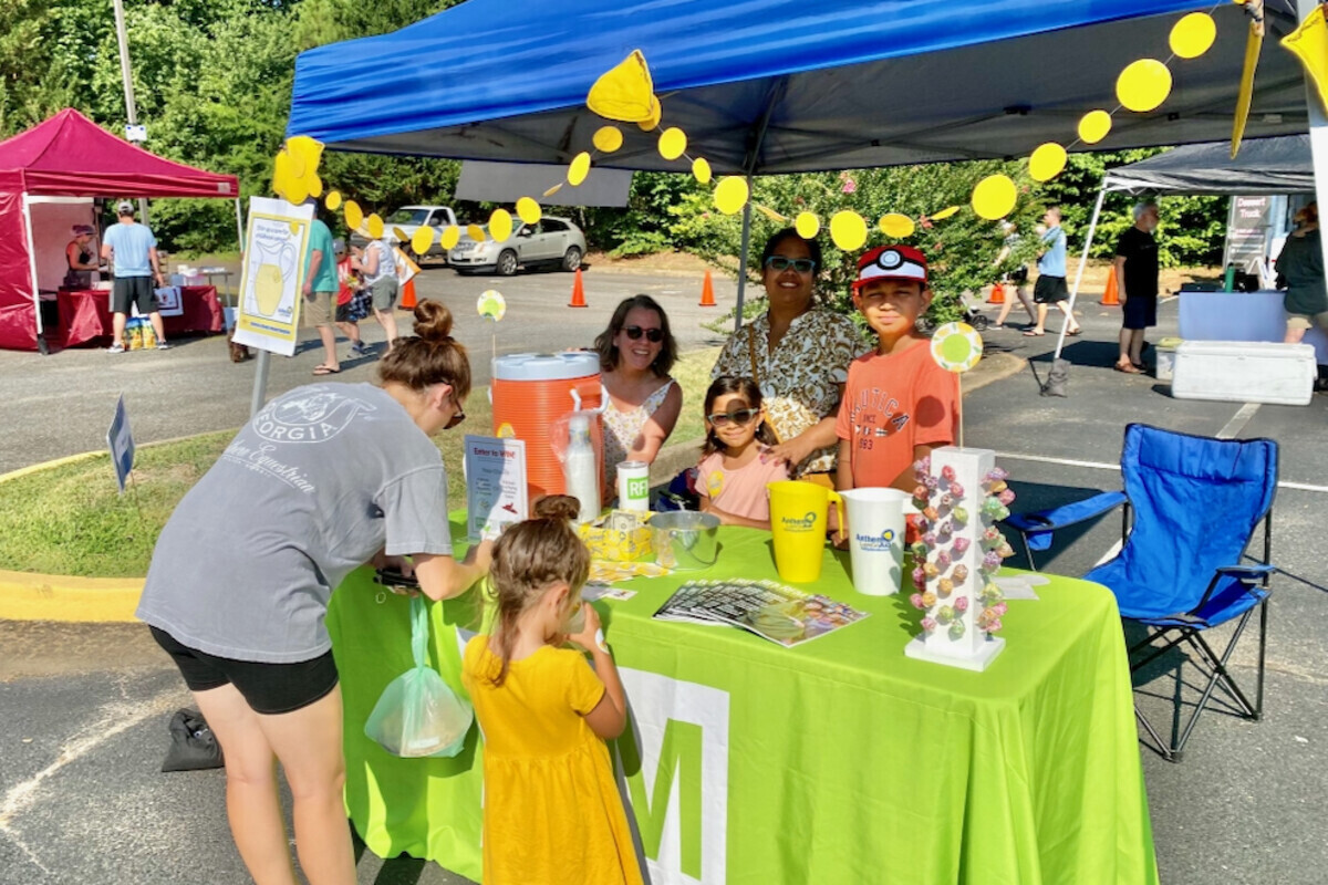 RFM LemonAid stand at West End Farmer’s Market