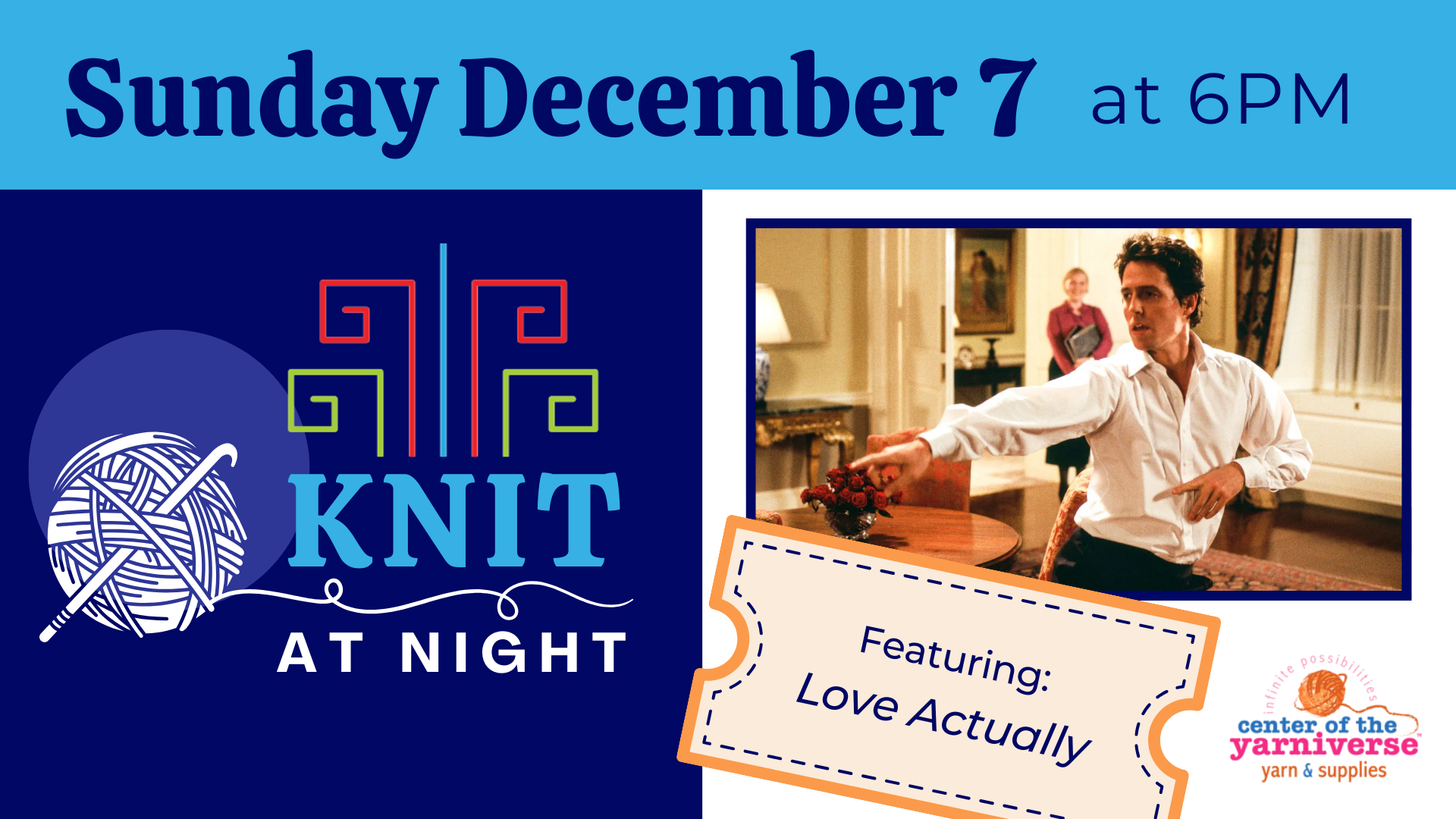 Knit at Night: Love Actually
