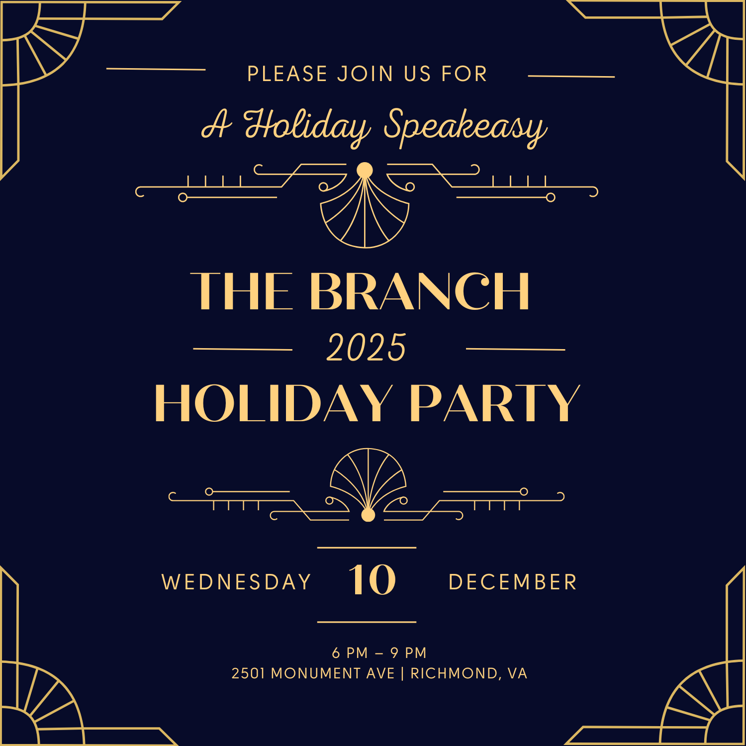 The Branch Holiday Speakeasy