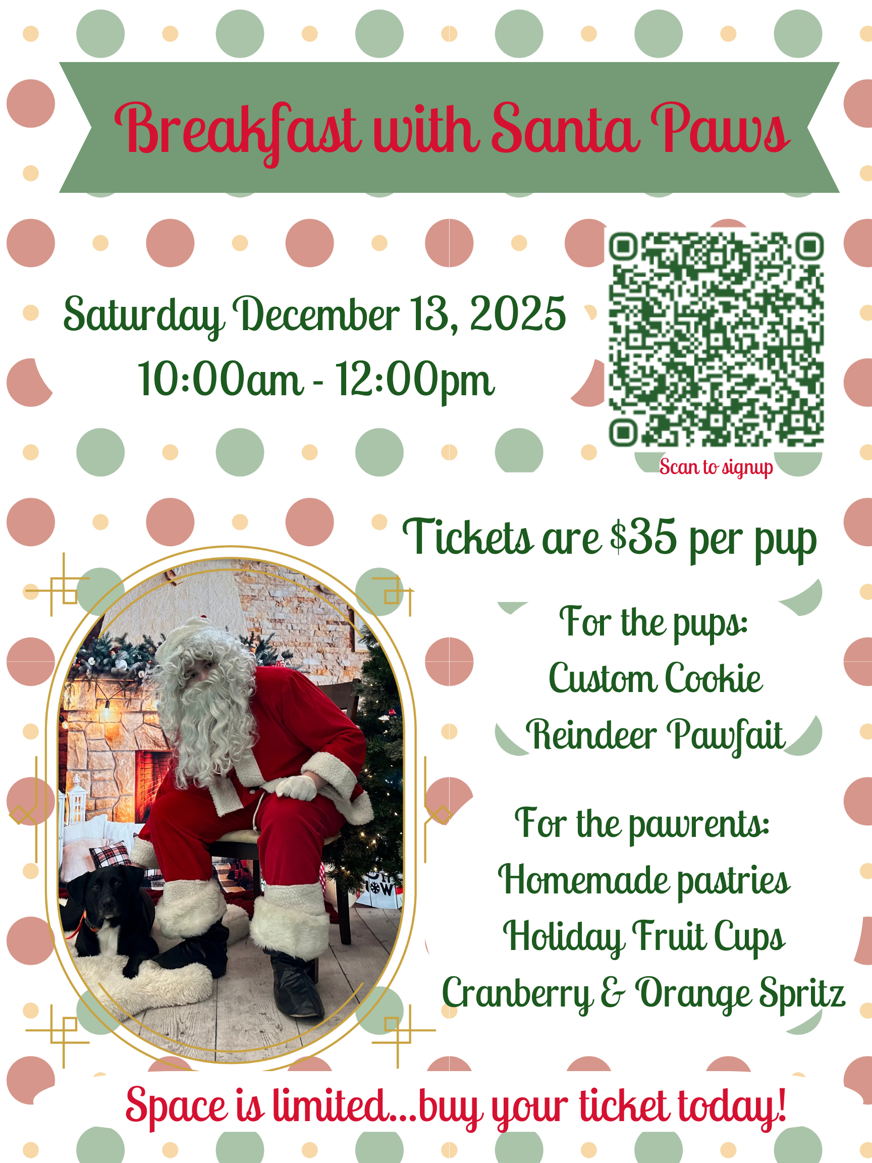 Breakfast with Santa Paws