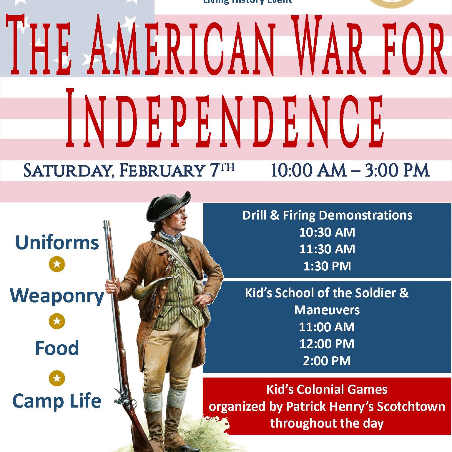 Living History – The American War for Independence