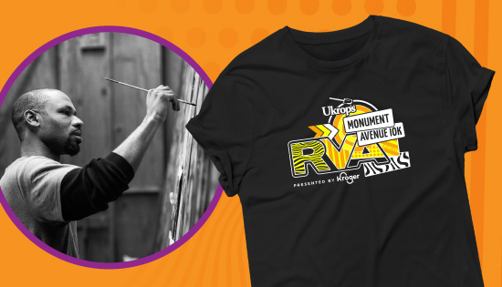 Ukrop’s Monument Avenue 10k unveils participant shirt, with design created by Hamilton Glass