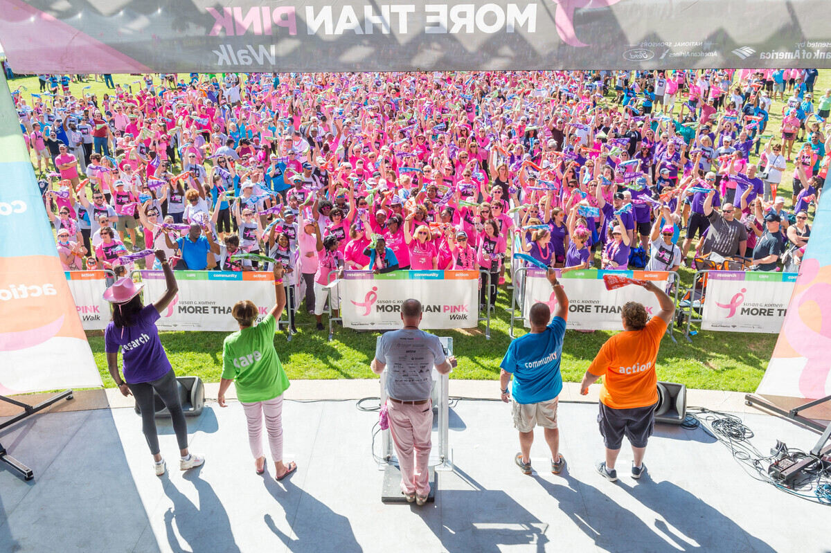 Thousands Unite for More Than Pink Walk