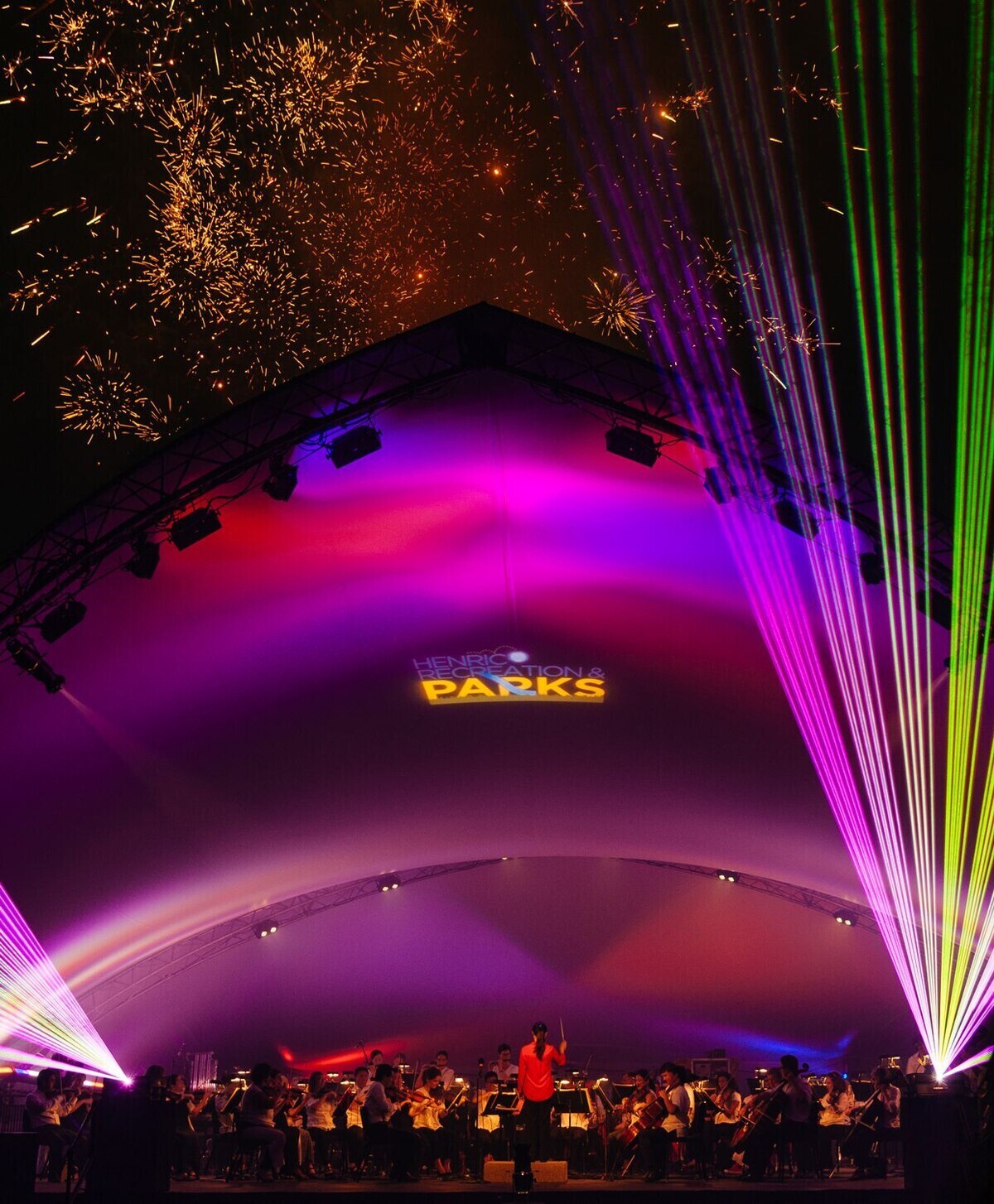 Henrico County Presents Red, White, and Lights at Dorey Park