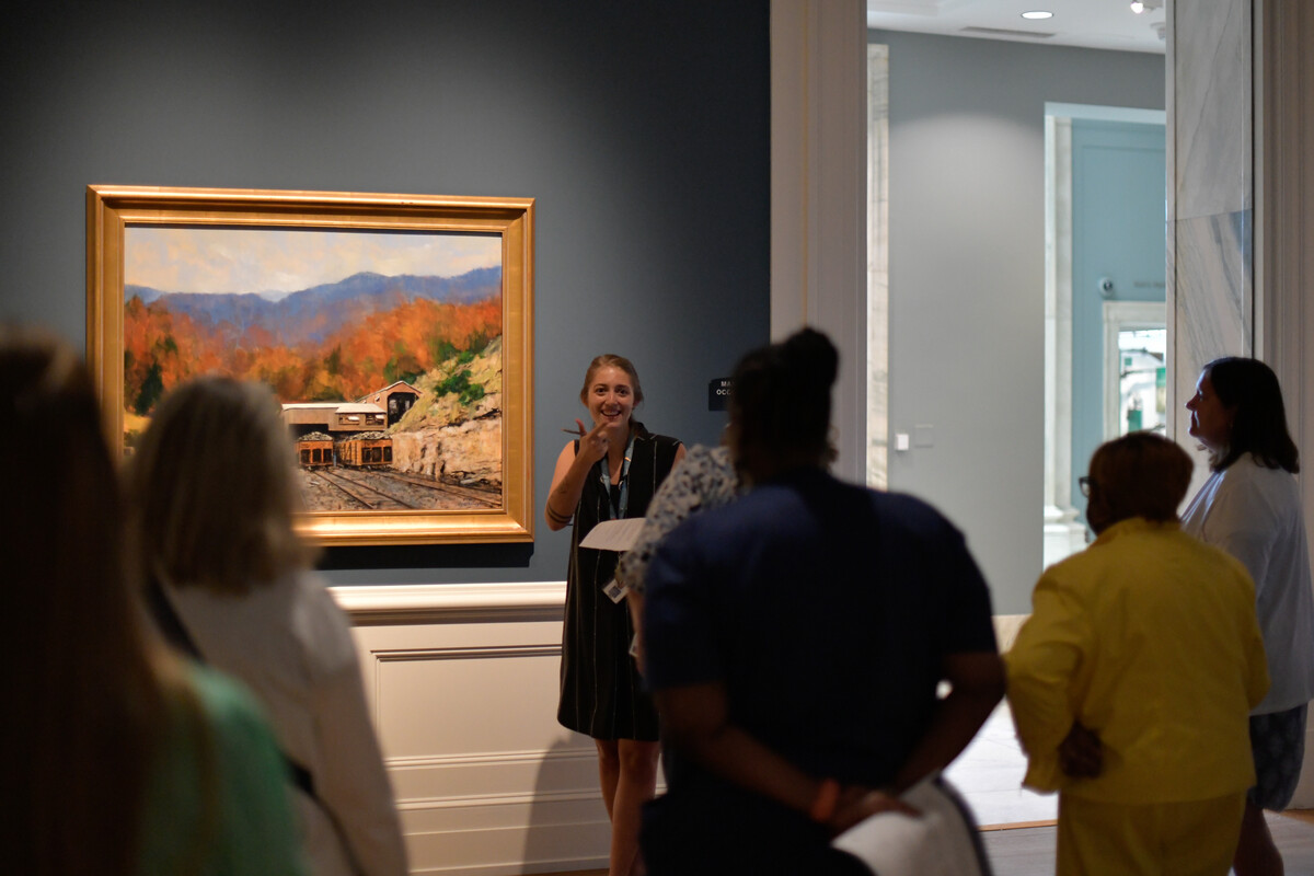 VMHC to Offer Professional Development Workshops for Virginia Educators VMHC educators workshop on the galleries