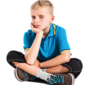 Is It ADHD? boy preteen sad depressed