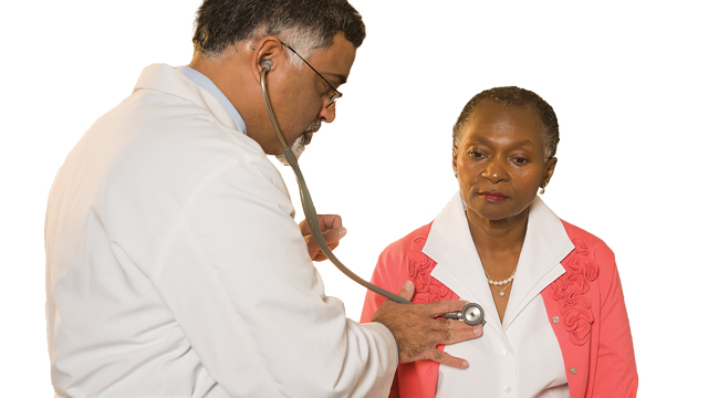 Improving Cancer Therapy Research doctor with patient