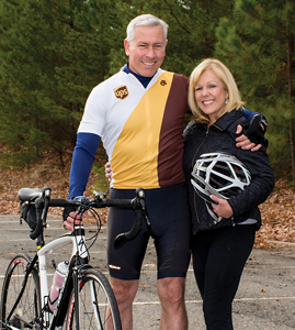 Rick says his family, sons Ricky and Ryan and his wife RoseMarie, have been a constant source of support. 