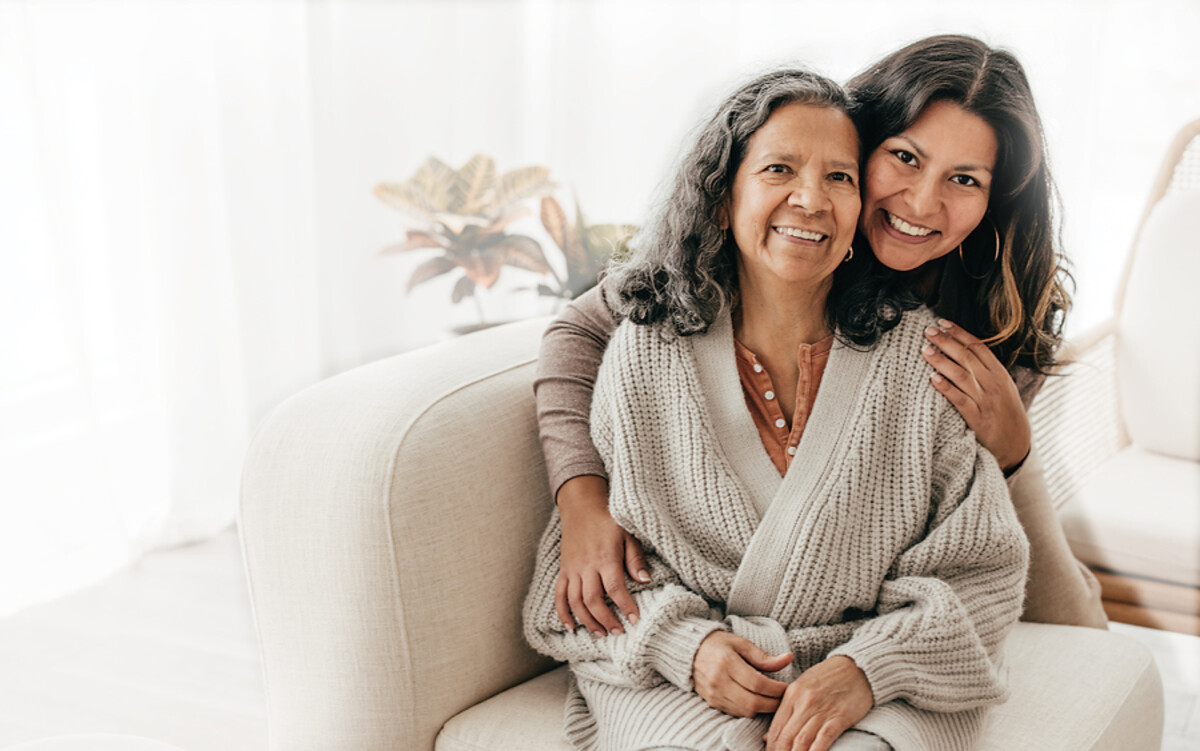 How You (and Your Mom) Can Fight Osteoporosis woman and mother